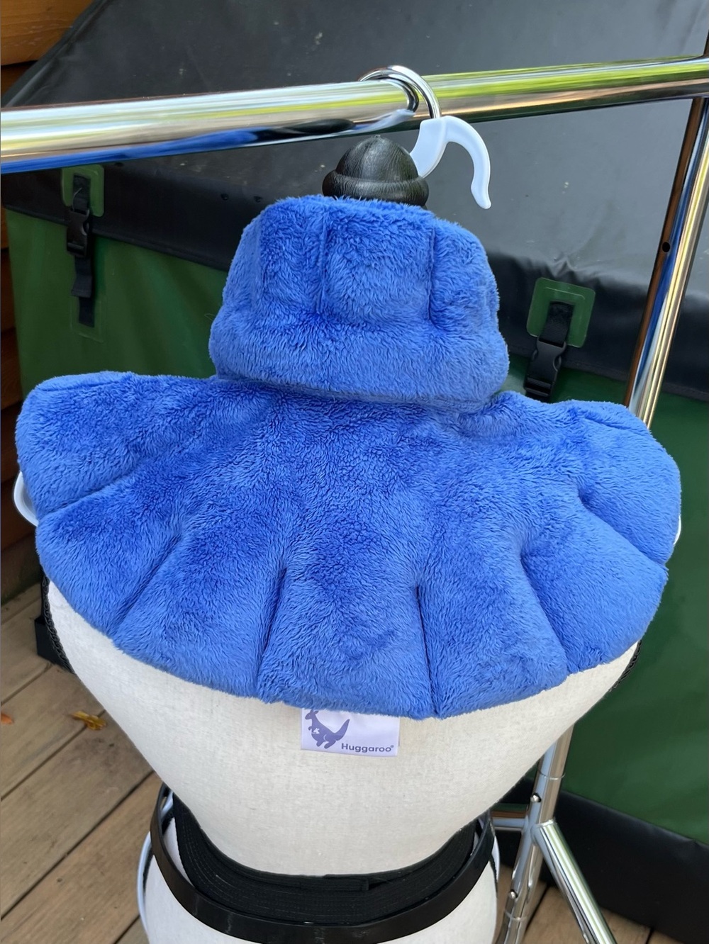 4B: Plush Hugaroo 4-5 lb. Weighted Therapy Heat Neck Shoulder Wrap. Multi-Use.